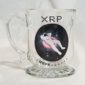 XRP Chilling To The Moon Coffee Mug 15.25 oz